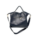 SAC A MAIN EN CUIR GRAINE SARA BLEU