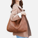 Abigaëlle - Sac hobo cuir souple