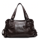Slouchy Faux Leather Hobo Bag – Black Everyday Casual Shoulder Bag
